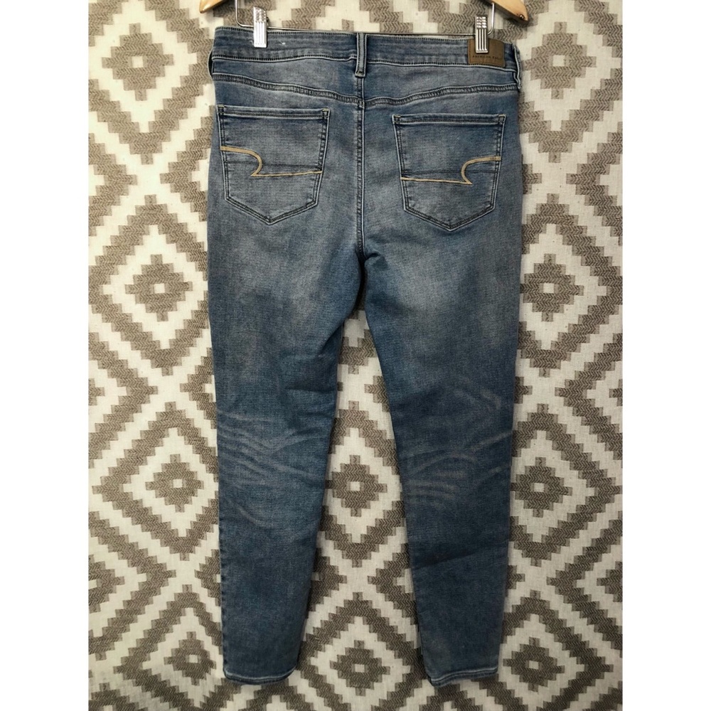 American Eagle Medium Wash Super Stretch Jegging Jeans - Picture 6 of 6